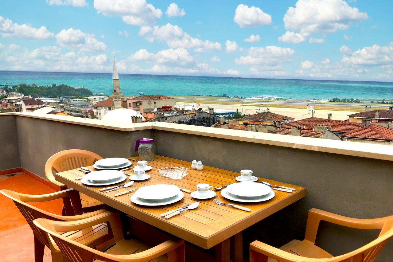 Elmas Apart Hotel Trabzon Bagian luar foto
