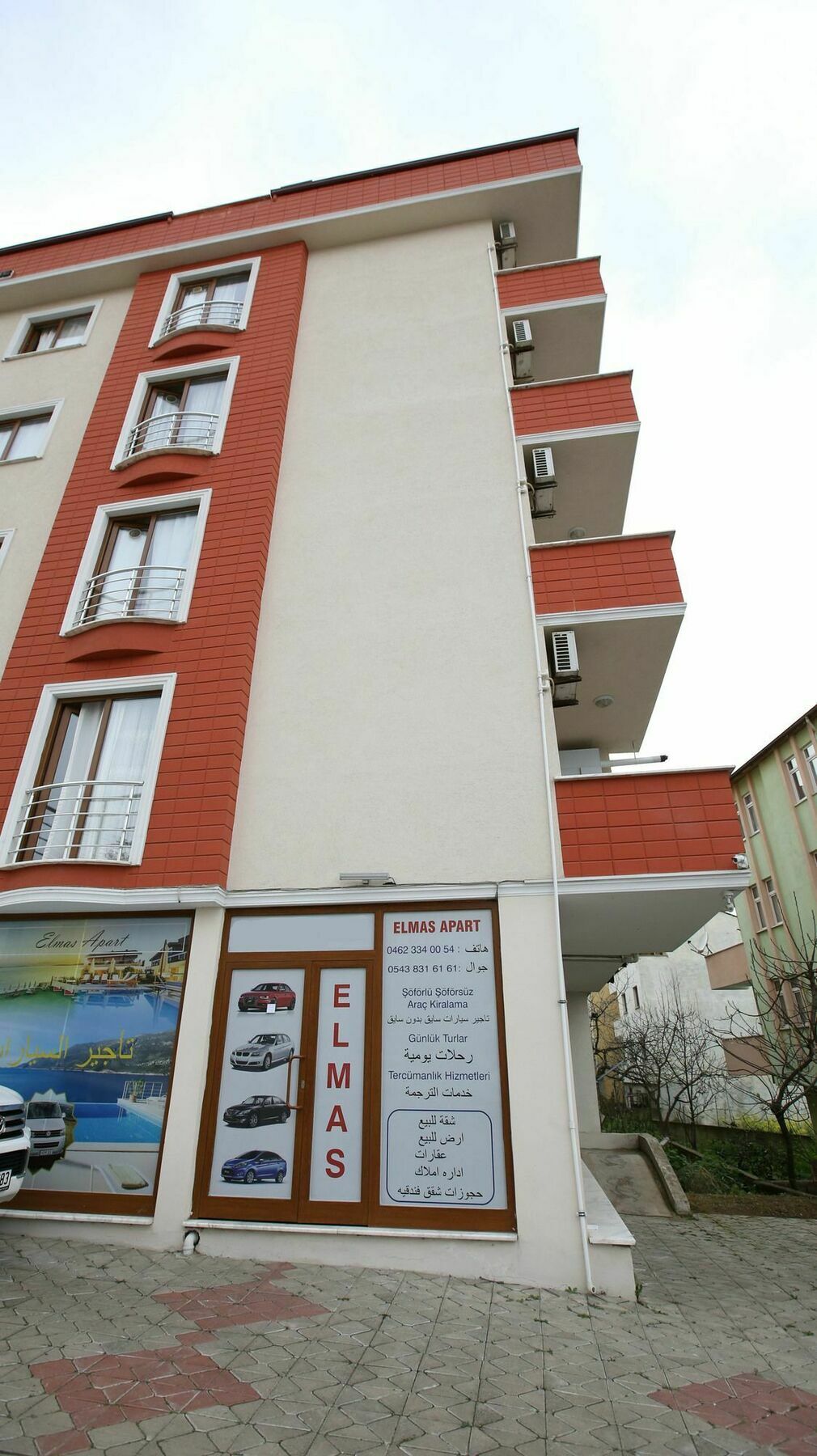 Elmas Apart Hotel Trabzon Bagian luar foto